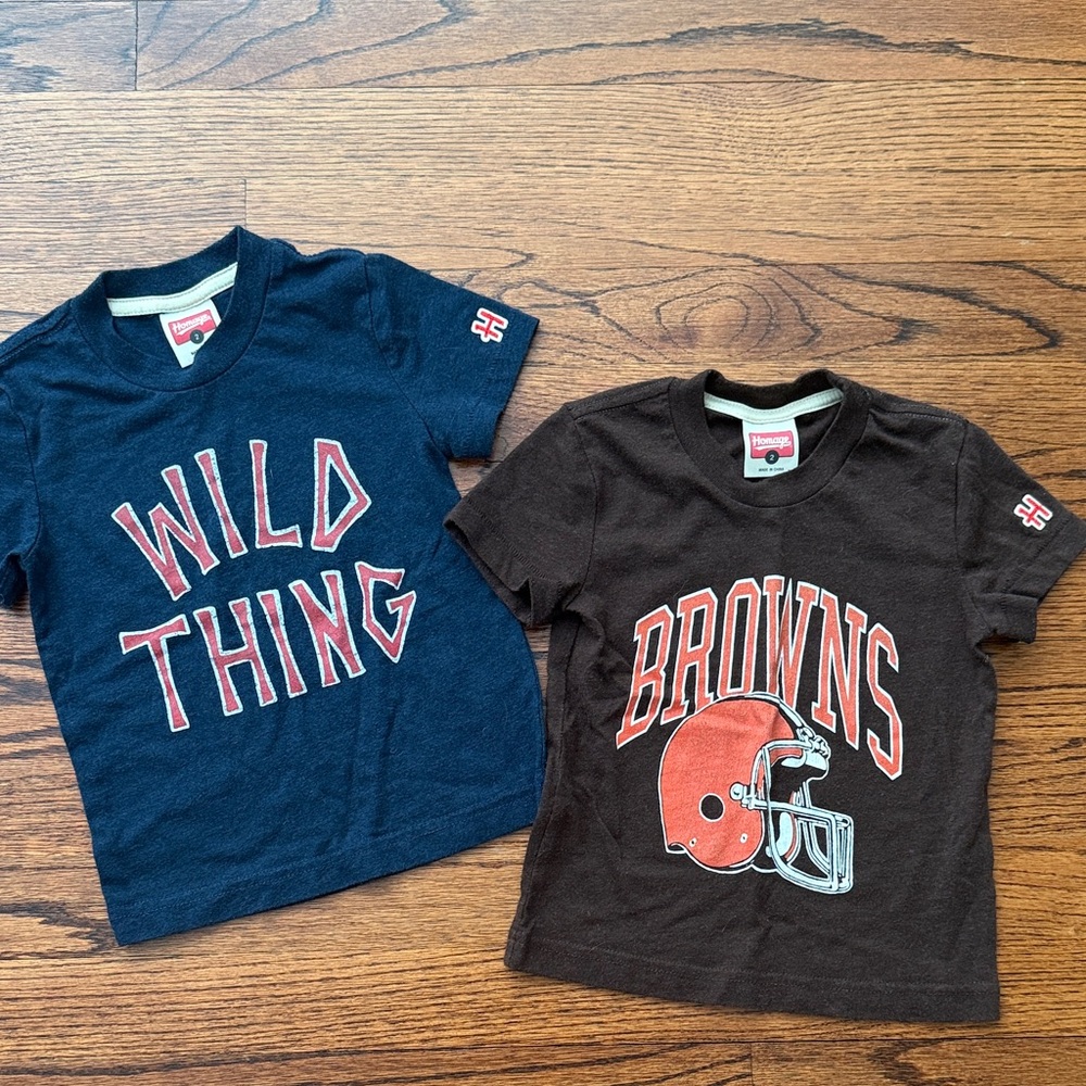 Homage 2T Cleveland t-shirts